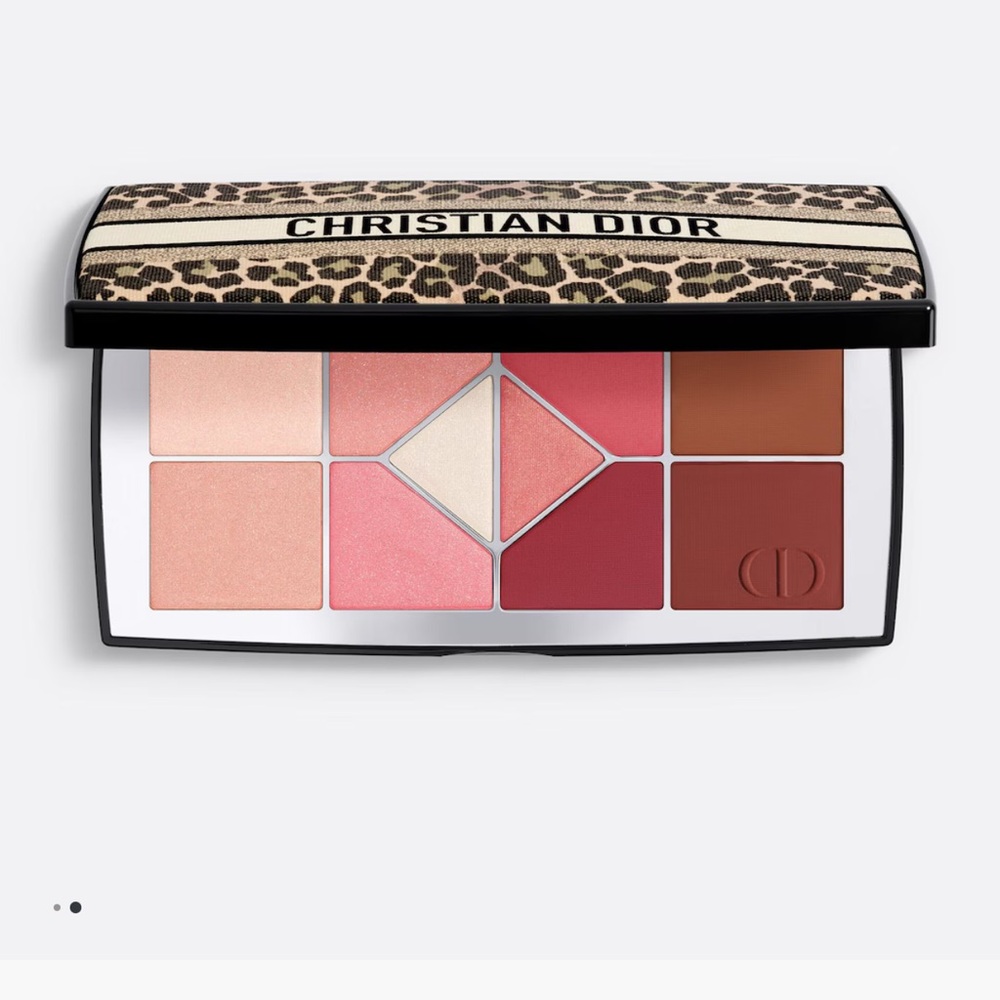 Dior Leopard Print Eyeshadow Palette - Pink and Brown